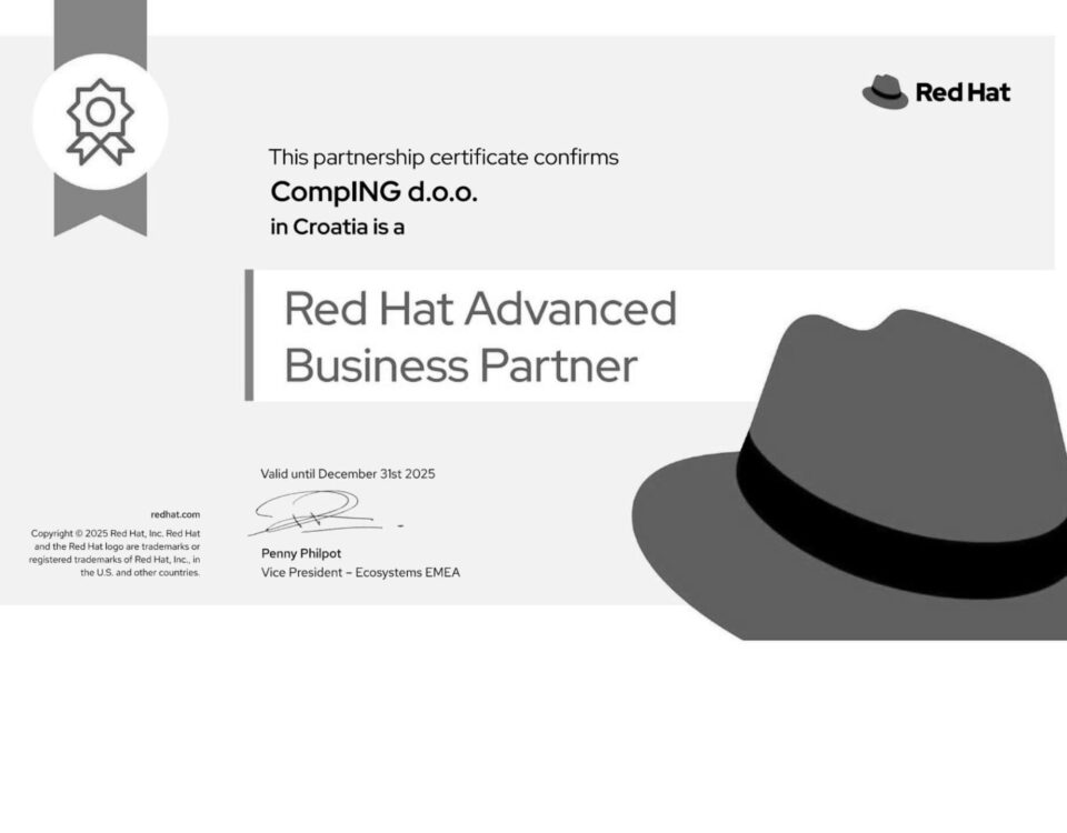 Comping postao Red Hat Advanced Business Partner